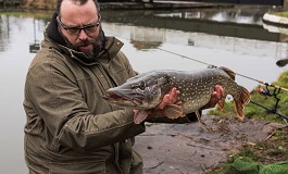 Large pike caught near Tudor Caravan Park (Ann James - competition winner 2017)